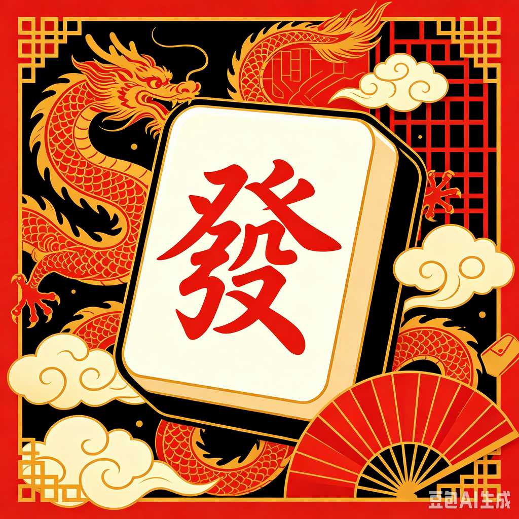 traditional oriental mahjong tiles