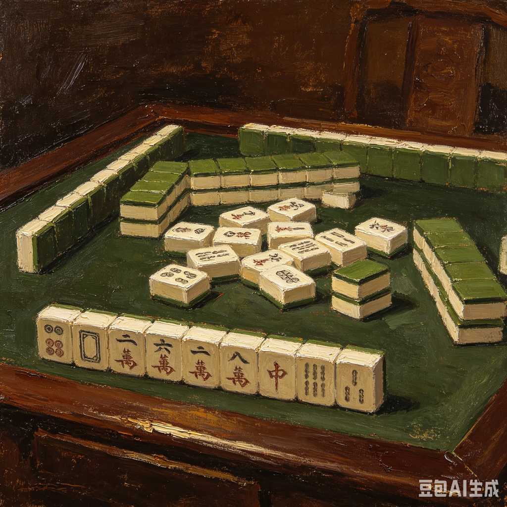 colorful mahjong score chips