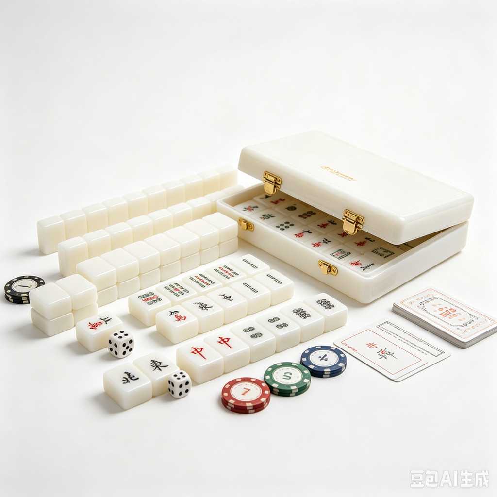 hand crafted mahjong set