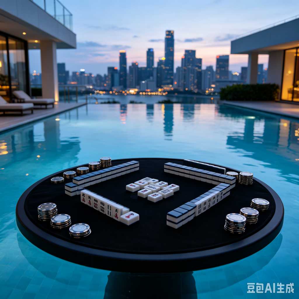 modern oriental mahjong set